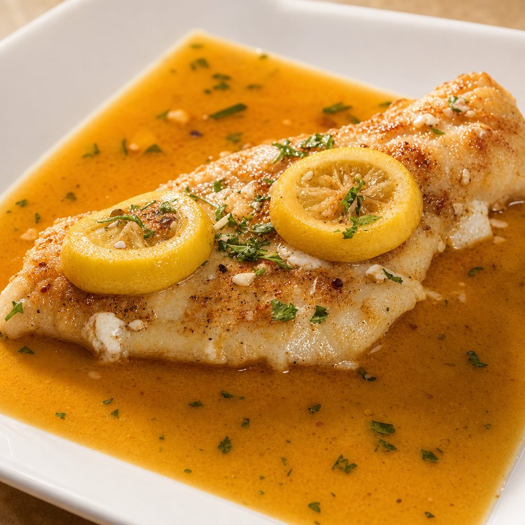 Baked Haddock.