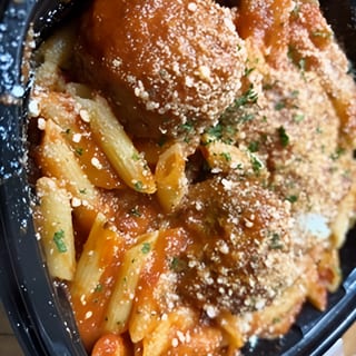Penne & Meatballs