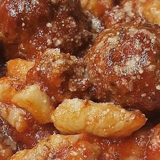 Cavatelli & Meatballs